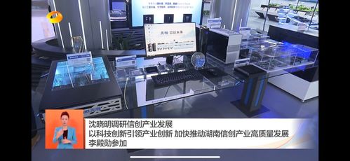 湖南省委书记沈晓明一行调研拓维信息