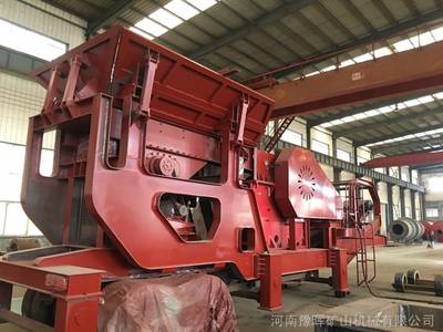 轮胎移动破碎站 建筑垃圾破碎机油电两用选择购买厂家